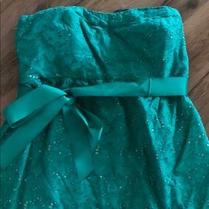 Green Cotton Maternity Dress